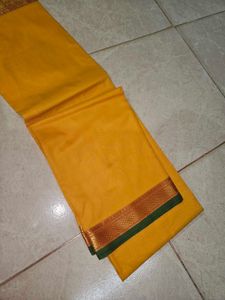 Men&#39;s Yellow Dhoti For Pooja