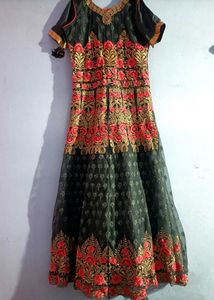 Embroidered Anarkali Gown