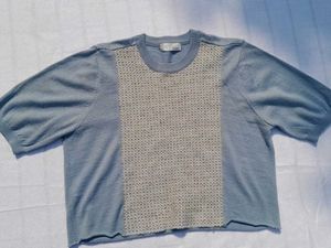 Light Blue Fine Knit T Shirt