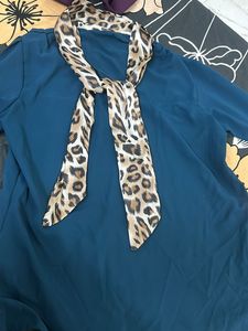 Partywear Teal Colour Top