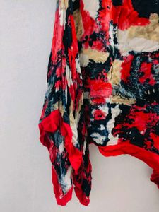 🎨 Color Splash Asymmetric Kurti 🎨