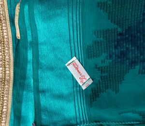Georgette Chiffon Mukesh Work Saree