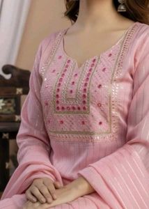 Elegant Pink Kurta Set