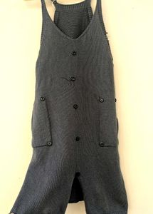 Button-Down Knit Romper