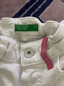 Benetton White Jeans