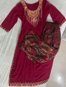 Kurti Plazo Set𐙚