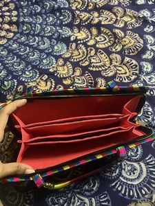 Embroidered Clutch