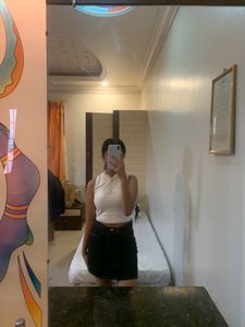 Denim Mini Skirt