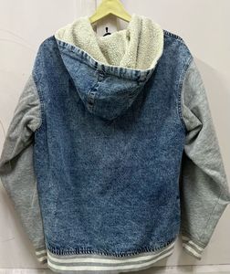Denim Varsity Jacket