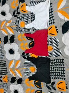 Crop Tank Tops - Set of 3