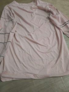 Pink Graphic Print Tee