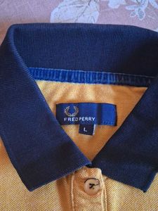 Fred Perry Yellow Polo Shirt