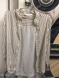 Full Sleeve Brown Shirt For Both Man And Women