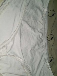 White Lace Trim Briefs
