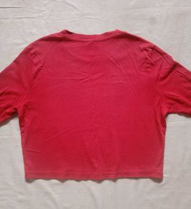 Red Crop Top