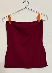 Burgundy Tube Top