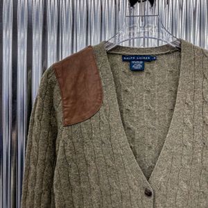 Ralph lauren cable knit cardigan
