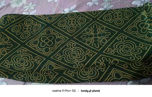 Green Bandhni Saree