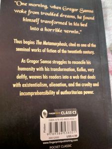 Metamorphosis By Franz Kafka
