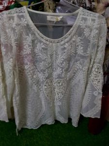 Lace Embroidered Top