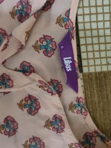Beautiful Peach🍑 Cotton Empire Kurti