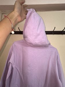 Lavender Hoodie with Graphic