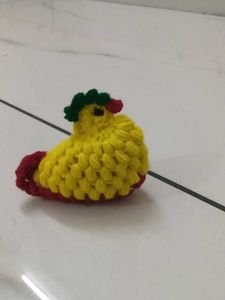 2 Crochet Duck Toy  . Keychain