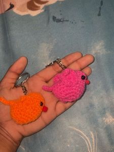 Crochet Bird Keychains