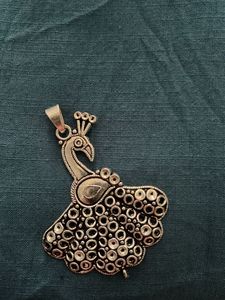 Vintage Peacock Pendant