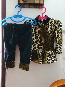 Animal Print Kids Top