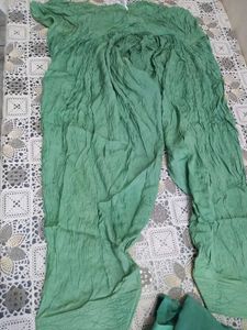 Green Embellished Kameez