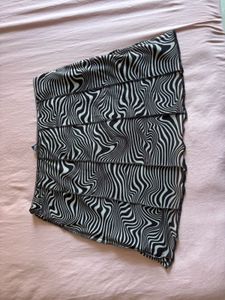 HNM Zebra Print Mini Skirt