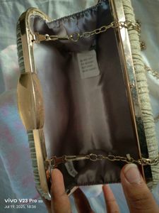 Elegant Silver Clutch