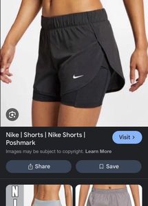 Nike Running Shorts Black Neon