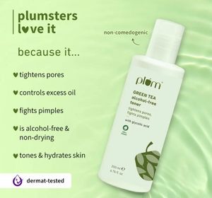 Plum Green Tea Toner - Alcohol Free