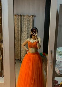 Pretty Chikankari Backless Lehanga🎀🦋💝