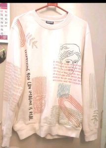Graphic Print Crewneck Sweatshirt
