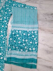 New Pure Cotton Kurti Set💙