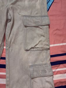 Light Wash Cargo Jeans