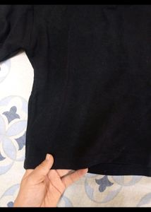 Zara Black Collar T-shirt