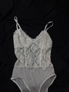 Lace Bodysuit Corset Style