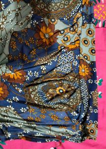 One-Shoulder Print Dress