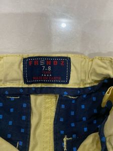 Lemon Yellow Casual Trousers