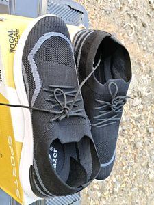 Lazer Black Casual Shoes
