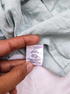 &#34;Bebop Linen-Blend Button-Front Sundress&#34;