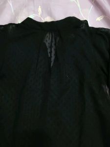 Elegant Black Full sleeve top