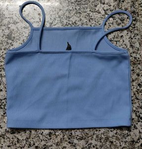 Cute Blue Crop Top