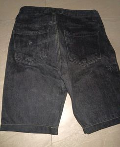 combo Men Denim Black Shorts &amp;cotton Streachable