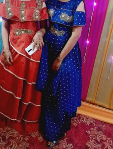 Ethnic Party Wear Gown Combo💥
