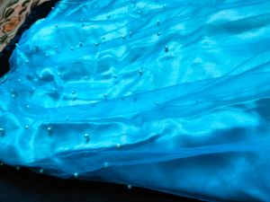 Part Wear Sky Blue Skirt
